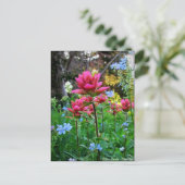 Wildbloemen (5) briefkaart (Staand voorkant)