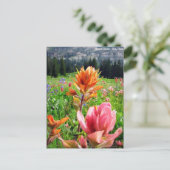 Wildbloemen (6) briefkaart (Staand voorkant)