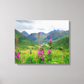 Wildbloemen Alaskan Valley Canvas Afdruk (Voorkant)
