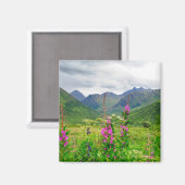 Wildbloemen Alaskan Valley Magneet (Voorkant / Achterkant)