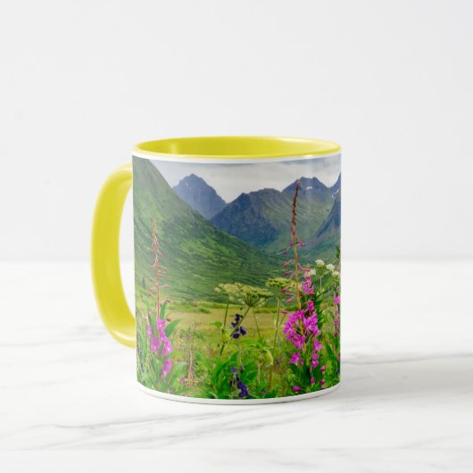 Wildbloemen Alaskan Valley Mok (Voorkant links)