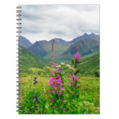 Wildbloemen Alaskan Valley Notitieboek (Voorkant)