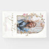 Wildbloemen Arch Photo Graduation Party Banner (Horizontaal)