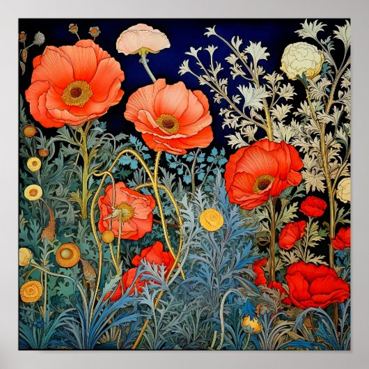 Wildbloemen Art Print (Voorkant)