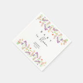 Wildbloemen - Baby in bloei Servet (Hoek)