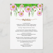 Wildbloemen Baby in het menu Bloom Baby shower (Voorkant)