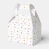Wildbloemen Baby shower Bedankdoosjes (Achterkant)