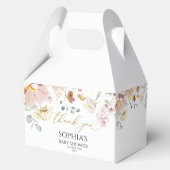 Wildbloemen Baby shower Bedankdoosjes (Voorkant)
