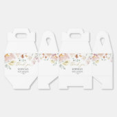 Wildbloemen Baby shower Bedankdoosjes (Ongevouwen)
