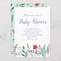 Wildbloemen Baby shower