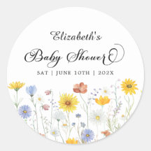Wildbloemen Baby shower