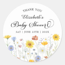 Wildbloemen Baby shower