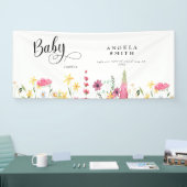 Wildbloemen Baby shower Spandoek (Beurs)