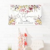 Wildbloemen Baby shower Spandoek (Insitu)