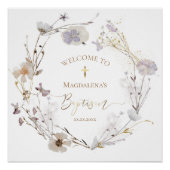 wildbloemen Baptisme-teken Perfect Poster (Voorkant)