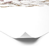 wildbloemen Baptisme-teken Perfect Poster (Hoek)