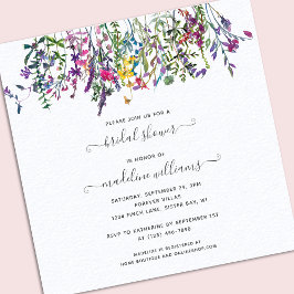 Wildbloemen Beemdal Shower Invitation Kaart