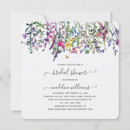 Wildbloemen Beemdal Shower Invitation Kaart