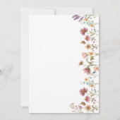 Wildbloemen Bewaar de datumkaarten Save The Date (Achterkant)