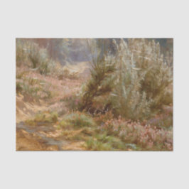 Wildbloemen bij een stream van Elizabeth Strong Tissuepapier