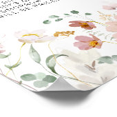 Wildbloemen Bindborden Poster (Hoek)