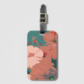 Wildbloemen Bloemen Bruiloften bruidsmeisje Gift F Bagagelabel (Voorkant (verticaal))