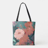 Wildbloemen Bloemen Bruiloften bruidsmeisje Gift F Tote Bag (Achterkant)