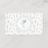 Wildbloemen bloemenbotanische trouwplaatskaarten plaatskaartje (Achterkant)