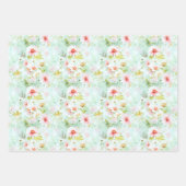 Wildbloemen bloemenelegante weide inpakpapier vel (Voorkant 2)