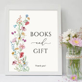 Wildbloemen Boeken en cadeau Poster