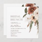 Wildbloemen Boho Bridal Brunch uitnodiging (Voorkant / Achterkant)