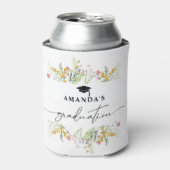 Wildbloemen Boho Graduation Party paper inapkins Blikjeskoeler (Blikje Voorkant)