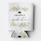 Wildbloemen Boho Graduation Party paper inapkins Blikjeskoeler (Voorkant)