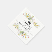 Wildbloemen Boho Graduation Party paper inapkins Servet (Hoek)
