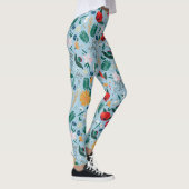  Wildbloemen Botanisch Blauw Leggings (Rechts)