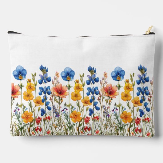 Wildbloemen botanische natuur tuin etui (Achterkant)