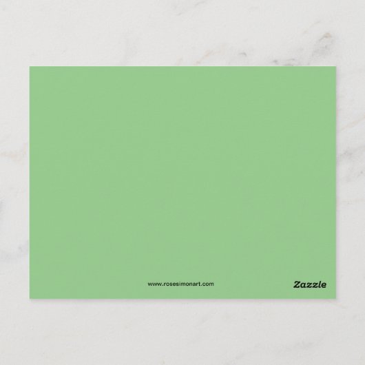 Wildbloemen Briefkaart (Achterkant)