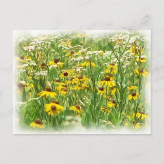 wildbloemen briefkaart (Voorkant)