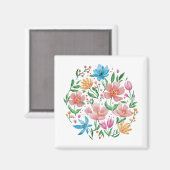 Wildbloemen Briefkaart Magneet (Voorkant / Achterkant)