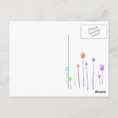 Wildbloemen briefkaarten (Achterkant)