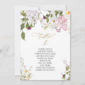 Wildbloemen Brouwtafel nummer 1 Kaart (Achterkant)