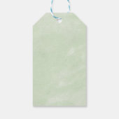 Wildbloemen bruiloft bedankt cadeaulabel (Achterkant)