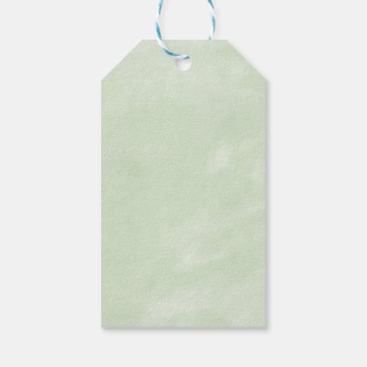 Wildbloemen bruiloft bedankt cadeaulabel (Achterkant)