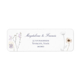 wildbloemen bruiloft etiket