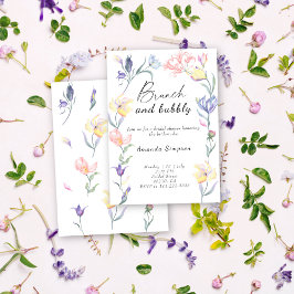 Wildbloemen - Brunch en bubbly vrijgezellenfeest Kaart