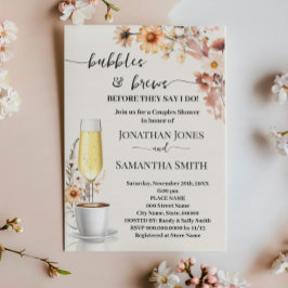 Wildbloemen Bubbels & Brouwsels Koffie Koppels Dou Kaart