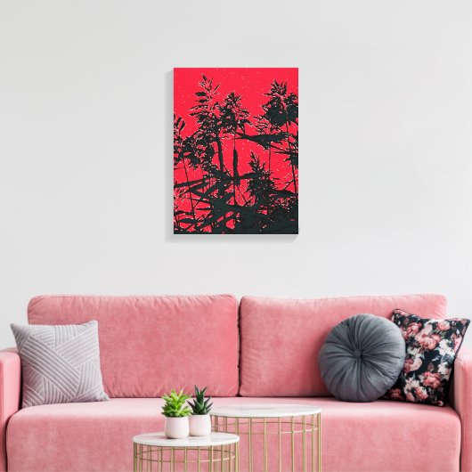 WILDBLOEMEN CANVAS AFDRUK (Insitu (Woonkamer))