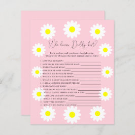 Wildbloemen Daisies - Wie kent DADDY het beste