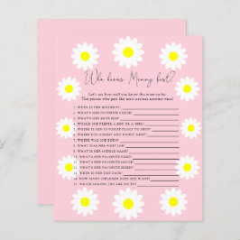 Wildbloemen Daisy - Wie kent MOMMY het beste