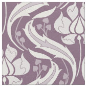 Wildbloemen Damask Eggplant Stof (Close Up)